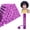 Purple color, variant on Perm Rods,60 pcs Hair Rollers for Natural Hair Long Short Styling Tool Curlers Small Size 0.59 inch Gray Color