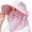 Pink, variant on Sun Hat Female Hat Cover Face Sun Hat All-match Hat with Big for Rim Anti-ultraviolet Cycling Hiki