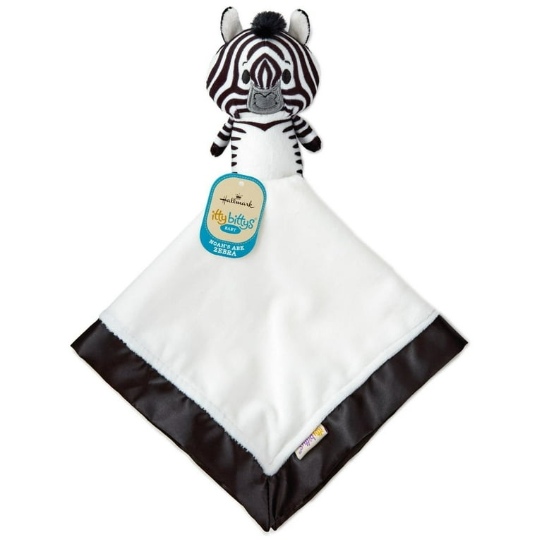 Hallmark itty bittys Noah s Ark Zebra Baby Lovey Blanket Baby