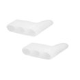 thumbnail image 3 of Topboutique 2Pcs Gel Pinky Toe Separator, Three-Holes Gel Toe Separators for Curled Pinky Toes, Overlapping Toe, Blisters, Pain Relief from Friction, 3 of 6