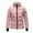 Pink, variant on ZHUGeLI Lightweight Down Coat for Women Winter Warm Hooded Puffer Jackets Plus Size Zip Up Long Sleeve Thermal Outerwear