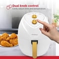 thumbnail image 5 of Holstein Housewares Freidora de Aire de 4,8 Cuartos, Blanca y Dorada, Antiadherente, 5 of 5
