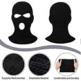 thumbnail image 3 of Ski Mask Winter Balaclava Ski Mask Warm Full Face Ski Mask Thermal Men Ski Mask 3 Hole Knit Face Mask for Sports, 3 of 3