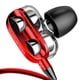 thumbnail image 3 of sweethay Auriculares con cable Interfaz de 3,5 mm Reducción de ruido Auriculares ergonómicos Juego de escucha de música Auriculares con micrófono Rojo Type3 NO3, 3 of 6