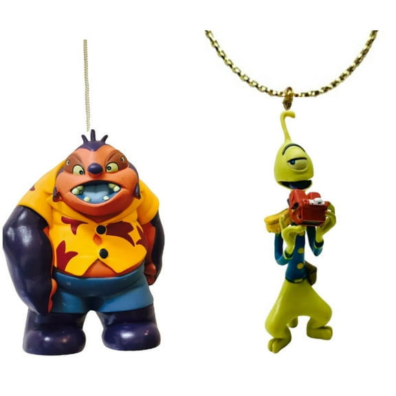 Jumba & Pleakley 2pc Ornament Set Figure Figurine Pvc 3” Charm LILO & Stitch New