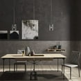thumbnail image 3 of Hunter - Astwood 1-light Brushed Nickel, Mini Pendant Light, Dimmable, Caged Style, Cylinder Shaped, for Bedrooms, Dining, Living Rooms - 19119, 3 of 8