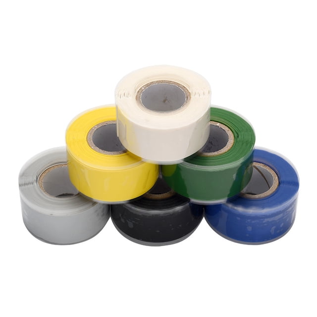6 rollos de cinta de silicona autoadhesiva de 1,5 m, cinta aislante y cinta de sellado, cinta de rescate de emergencia TUNC Sencillez