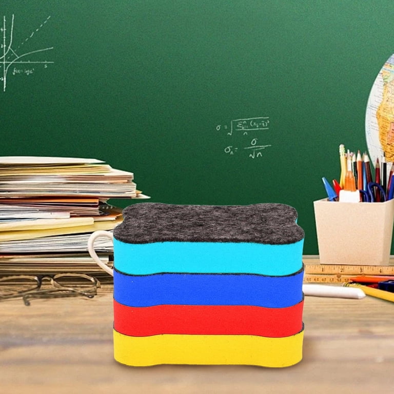 24 Pack Magnetic Dry Erase Erasers – Bone-Shaped Whiteboard Cleaners For Kids, Office & Classroom