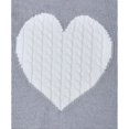 thumbnail image 3 of GHSDFBB Chandail à Manches Longues Col Rond Tricoté avec Cœur pour Femmes Juniors, Hauts d'Hiver, 3 of 6