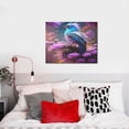 thumbnail image 4 of Logiee Beautiful Flower Blue Bird Print Canvas Wall Art ,Art Poster,Canvas Decorative Picture,Decor Wall Pictures for Living Room Bedroom Bathroom,Ready to Hang, 4 of 6