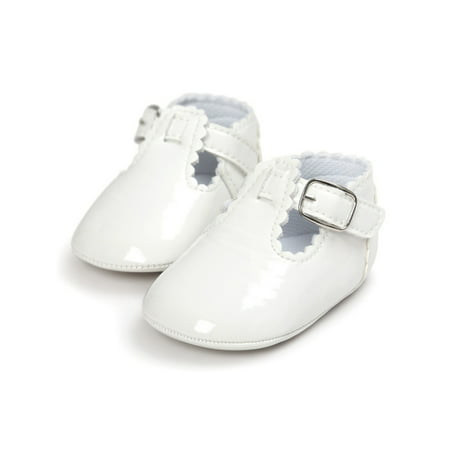 Infant Baby Girl Crib Princess Shoes Anti-Slip Newborn 0-18M