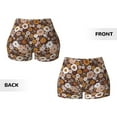 thumbnail image 5 of Naloa Sunflowers Biker Shorts for Women Seamless Scrunch Short Women’s Yoga Shorts for Gym Running Sport Shorts - Small, 5 of 9