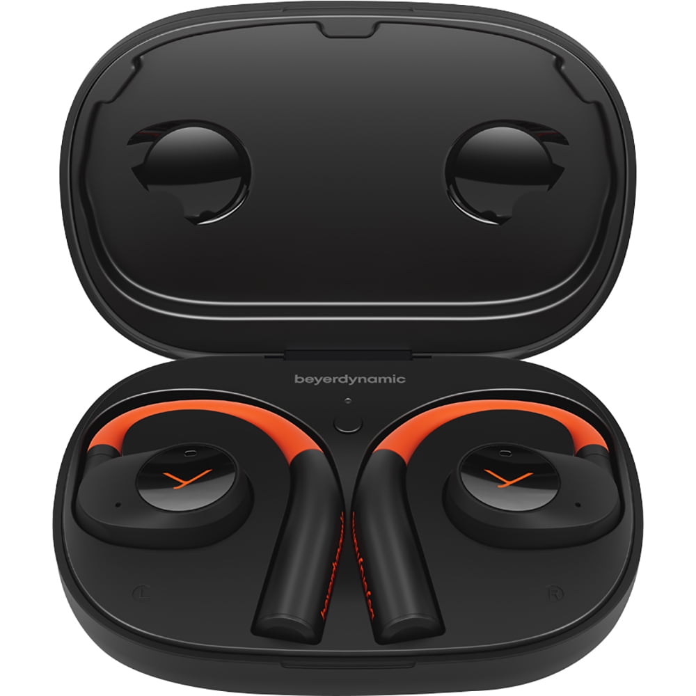 Restored BeyerDynamic 1000923 Verio 200 Open Ear True Wireless Earphones with Charging Case Orange/Black with 1 Year CPS Premium Warranty Pack (Refurbished)