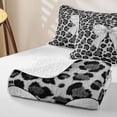 thumbnail image 4 of Erosebridal Cartoon Coquette Bowknot Kids Bed Spread Queen,Fashion Women Leopard Cheetah Print Queen Coverlet Set,3 Pieces, 4 of 7