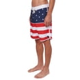 thumbnail image 2 of O'Neill Mens Hyperfreak 19 inch boardshorts Apollo Red white blue 29, 2 of 10