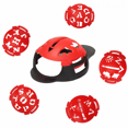 thumbnail image 1 of 6Pcs/set Golf Ball Line Liner Marker Template Drawing Alignment Marks Sign Tool Golf Scriber Accessories Red, 1 of 6