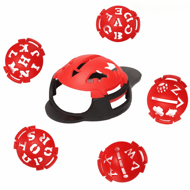 6 Pcs/Ensemble Marqueur de Ligne de Balle de Golf Modèle de Dessin Alignement Marques Outil Accessoires de Griffeur de Golf Rouge
