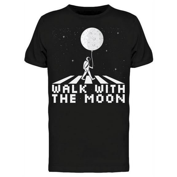 Walk With The Moon T-Shirt Men -Image by Shutterstock, Male Small
