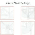 thumbnail image 4 of Kitchen Details 4 Tier Large Plastic Basket Shelf Organizing Rack, White, 4 of 9