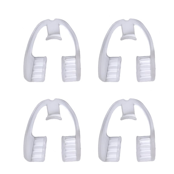 XIRQI 2026 New 4Pcs Protector Dental Guard Teeth Grinding Guard Food Grade Eva Mouth Guard for Sports,Night,Boxing,Martial Arts,Teeth Protection (Transparent)