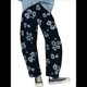 thumbnail image 3 of Vaqueros Rectos, Holgados, Informales, de Tiro Medio y Pierna para Mujer, Estilo Boyfriend Y2K, Pantalones Cortos de Mezclilla Flores Negras S, 3 of 10