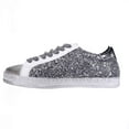 thumbnail image 4 of Womens Steve Madden Florence Low Top Sequins Fashion Sneakers - White Multi, 4 of 7