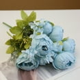 thumbnail image 1 of BKER Simulation 13 European Style Core Peony Flowers Home Table Dress Wedding Photography Decoration Flower Simulation Flowers, 1 of 5