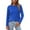 D-Blue, variant on Long Sleeve Shirts for Women Solid Crew Neck Thermal Tops Lightweight Base Layer Undershirt Tees 2025