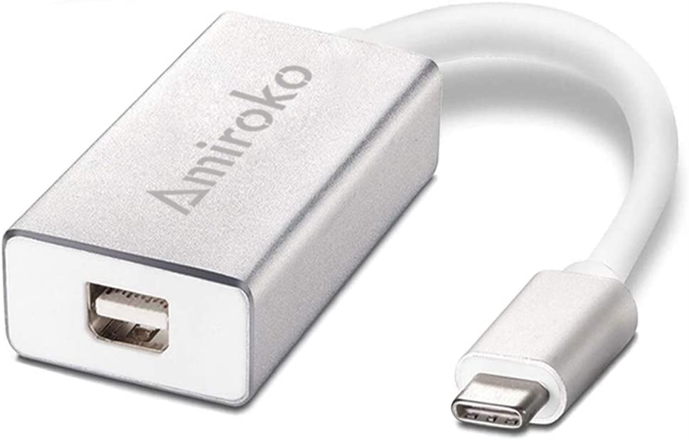 USB-C to Mini DisplayPort Adapter, USB  Type C to Mini DP Adapter  Support 4K, 1080P Compatible with MacBook Pro, MacBook 12