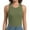 Green, variant on Women Tank Tops Summer Sleeveless Basic Cami Top Shirt Slim Racerback Blouses