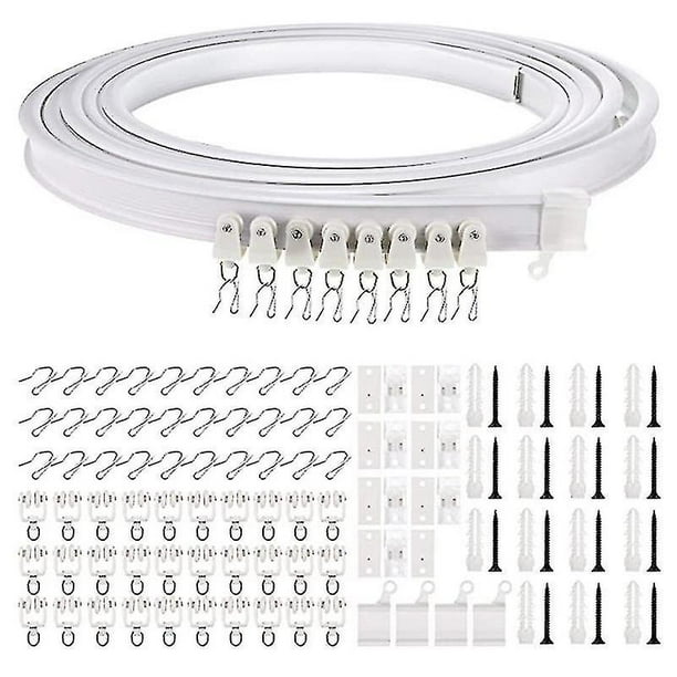 1-5 metros techo flexible cortina curva pista cortina de techo flexible #yg