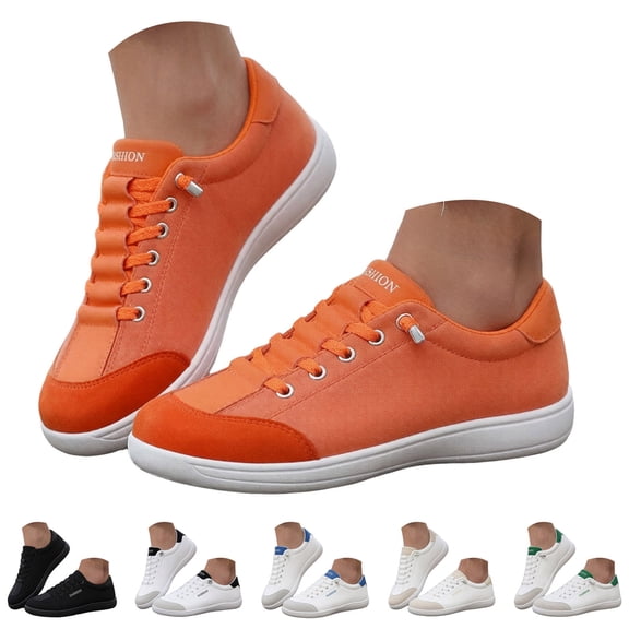 Women's Color Blocked Barefoot Shoes Lightweight Wide Toe Box Non Slip Tennis Shoes Comfortable Slip on Sneakers Black Size 5.5