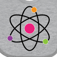 thumbnail image 4 of Inktastic Science Atom Cute Physicist Boys or Girls Baby Bib, 4 of 4