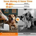 thumbnail image 2 of Dog Grooming Vacuum, Dog Grooming Kit with Pet Clippers, 12,000Pa Pet Hair Vacuum Pet Grooming Vacuum for Dogs, Dog Vacuum for Shedding Grooming, Low Noise Dog Shedding Brush Pet Vacuum, PG10, 2 of 8