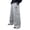 1-Grey919, variant on Little Boys' Embroidered Wide Leg Pants Elastic Waist Loose Fit Casual Streetwear Trousers,Black