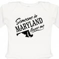 thumbnail image 4 of Inktastic Someone in Maryland Loves Me Boys or Girls Long Sleeve Baby Bodysuit, 4 of 5