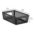 thumbnail image 2 of mDesign Steel Organizer Matte Black (25985), 2 of 7