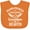 Orange, variant on Inktastic Handpicked for Earth by My Grandpa in Heaven Angel Wings Boys or Girls Baby Bib