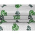 thumbnail image 5 of oneOone Velvet Green Fabric Block Craft Projects Decor Fabric Printed By The Yard 58 Inch Wide, 5 of 5
