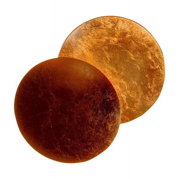 Aplique de pared interior LED Eclipse para dormitorio, luz de pasillo giratoria, luz de luna giratoria de diseñador para mesita de noche