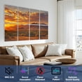 thumbnail image 3 of Rustic Farmhouse 8 Pack Art Acoustic Panels Sound Absorbing American desert sunset mountain Decorative Soundproof Wall Panels Self Adhesive for Nursery Game Room Bedroom 48"x32", 3 of 7