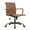 Light Brown, variant on LeisureMod Harris Leather Office Desk Chair with Swivel Armrests Modern Adjustable Executive Conference Chair for Office and Home (Light Brown)