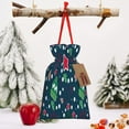 thumbnail image 5 of Fuzoiu Christmas Print Christmas Gift Bag,Burlap Gift Bag with Drawstring Closure & Hang Tag,Perfect for Holidays, Birthdays, and Special Occasions-Medium, 5 of 6