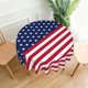 thumbnail image 4 of CaiYueKe 4th of July Tablecloth 60 Inch Round Patriotic Stars Table Cloth American Independence Day Memorial Day Table Cover for Kitchen Party Dining Picnic Indoor Outdoor Decor, 4 of 7