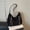 Black, variant on Retro Suede Hobo Shoulder Bag, Multi‑Wear Convertible Backpack Purse, PU Leather Casual Tote with Adjustable Straps, Large Capacity Zipper Handbag for Daily Travel Commute