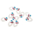 thumbnail image 5 of DIY 10 Piezas Set 3D Bling Rhinestone Charm Decoraciones Guitar Bow Flo Sliver2, 5 of 5