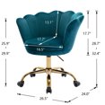 thumbnail image 4 of Enyopro Manager's Chair with Lumbar Support & Adjustable Height, 250 lb. Capacity, Lake Blue, 4 of 9
