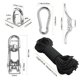 thumbnail image 2 of M25 Pulley System Kit, with Nylon Rope 4MM, Hooks, Plate (2 Pack), 2 of 5