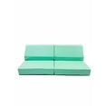 thumbnail image 2 of Foamnasium Blocksy Mini, Gull Gray Vinyl Baby Gym & Playmat, Made in the USA, 2 of 5