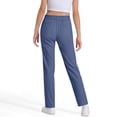 thumbnail image 4 of Kiijoy Girls School Uniform Pull-On Stretch Twill Pants with Pockets, Sizes 9-10, 4 of 4